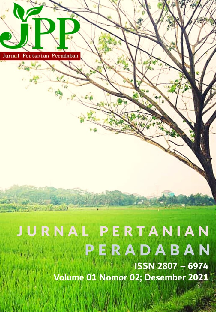 					View Vol. 1 No. 2 (2021): JURNAL PERTANIAN PERADABAN [ISSN : 2807-6974]
				