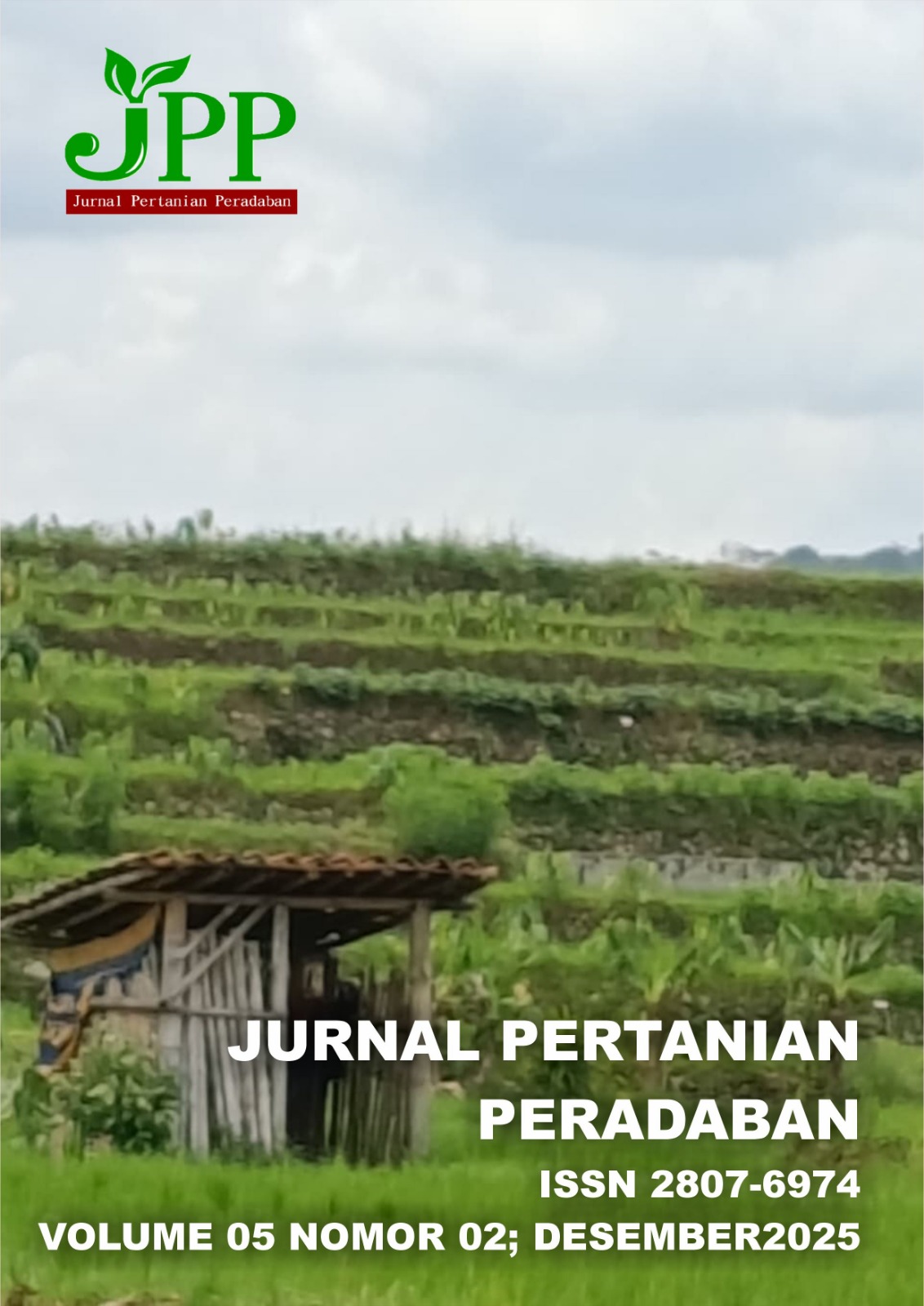 					View Vol. 5 No. 2 (2025): JURNAL PERTANIAN PERADABAN [ISSN : 2807-6974]
				